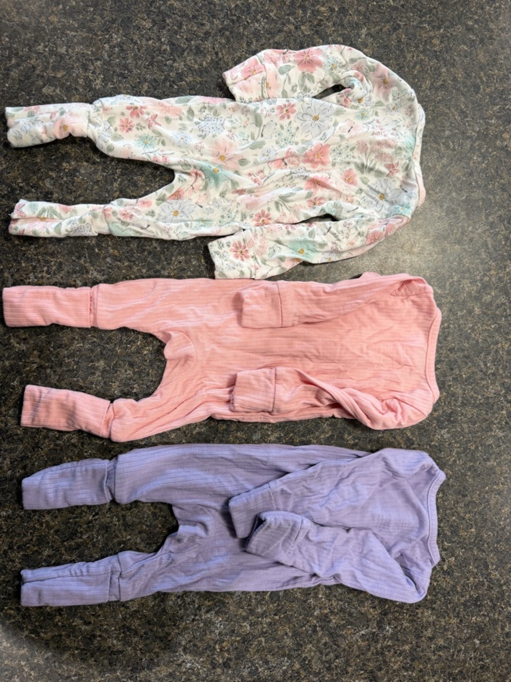 Carters PREEMIE 2-Way Zip PurelySoft Sleep & Play Pajama - Picture 2 of 3